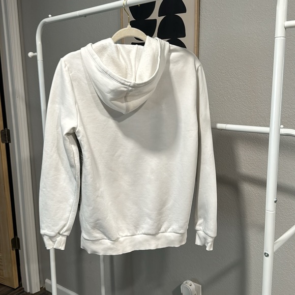 Calvin Klein men’s small gray and white block colored hoodie. - Picture 3 of 4